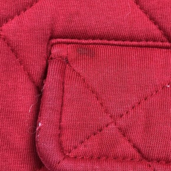 Lauren Ralph Lauren Womens Small Quilted Coat Jacket Hooded Red Full Zip WINTER - Picture 7 of 12